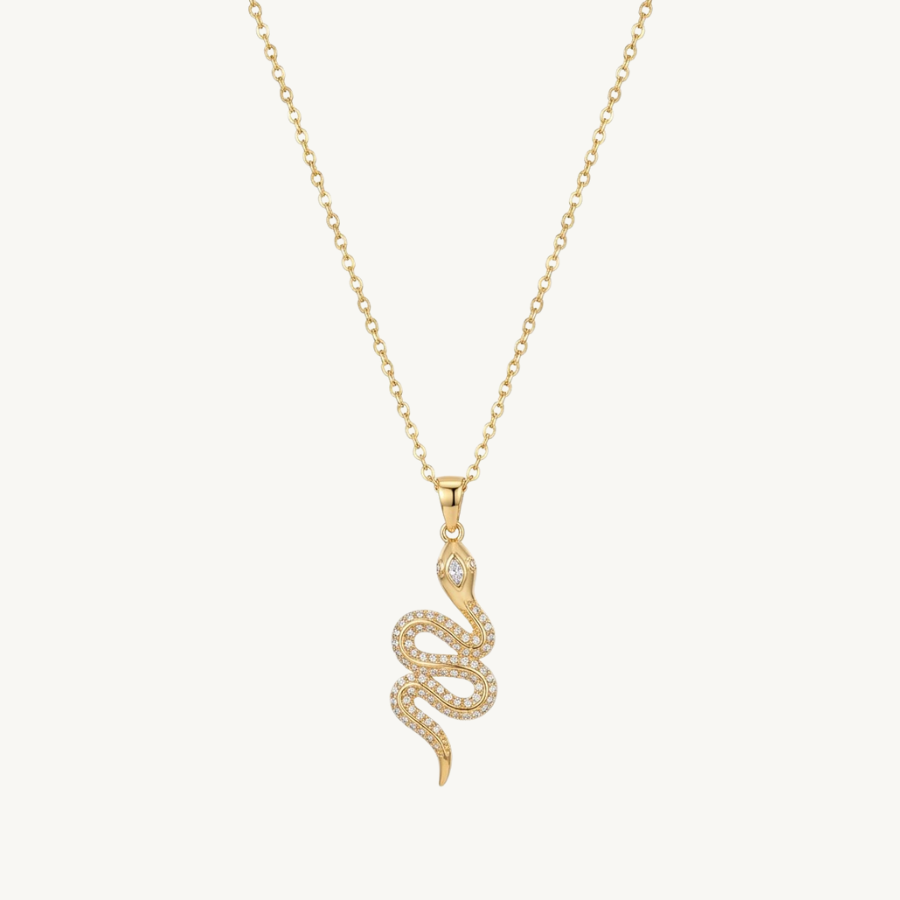 Single Snake Necklace For Women | Minimal Bar Style Pendant Jewellery : 1101178590