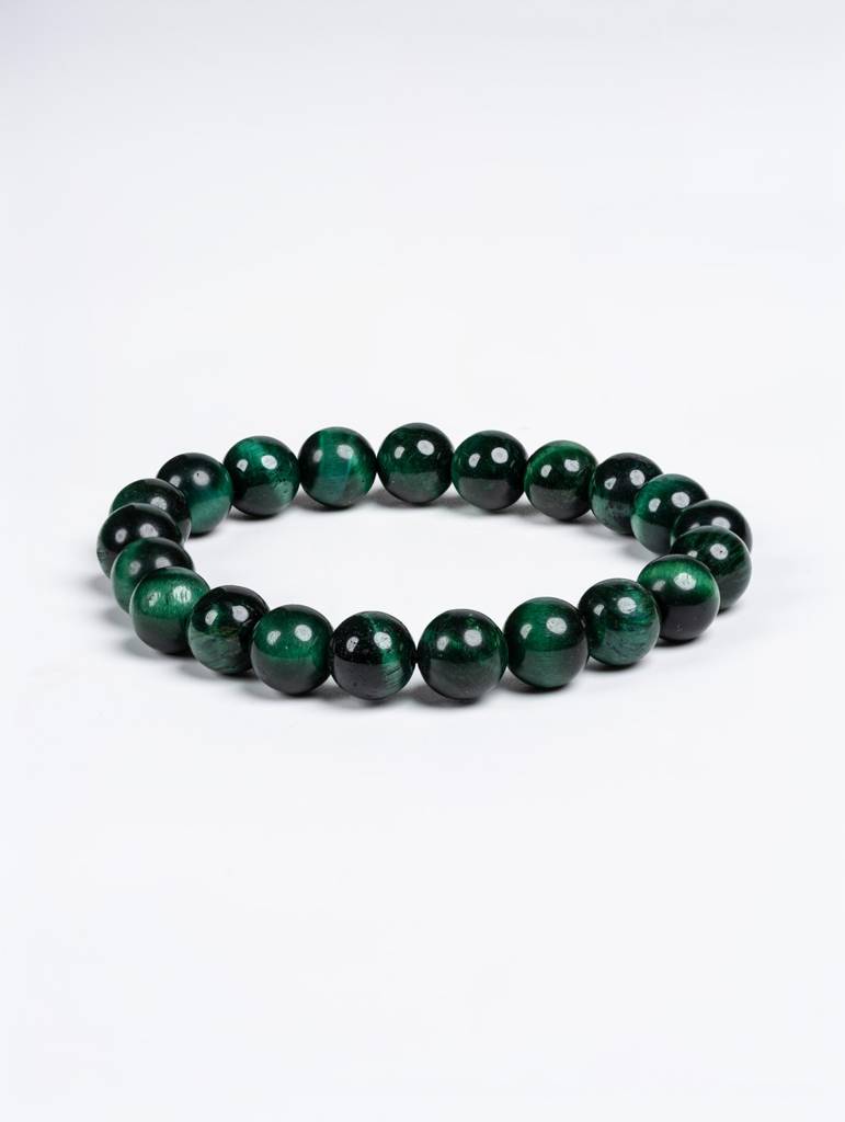 Green Tiger Eye Bracelet : LAABL121-65-S