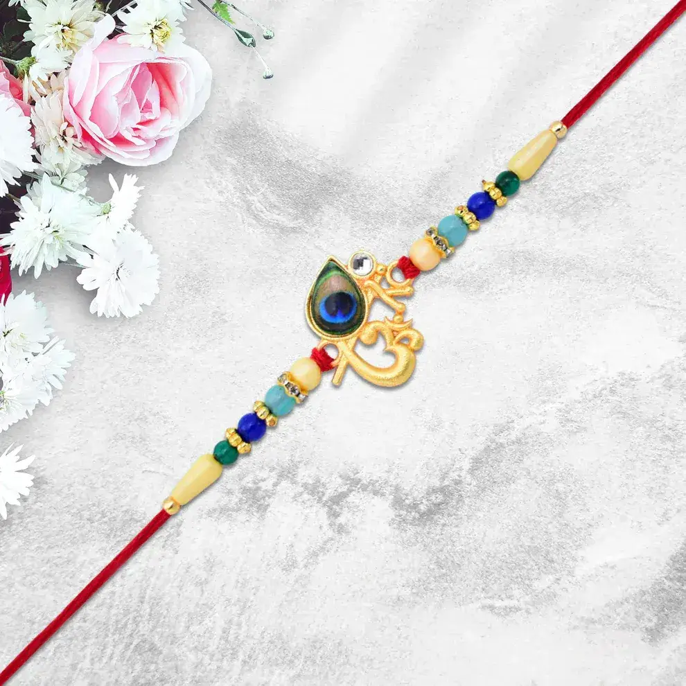 Shiva Trishul Rakhi – Elegant Raksha Bandhan Gift : MRR-RAKHI-0019