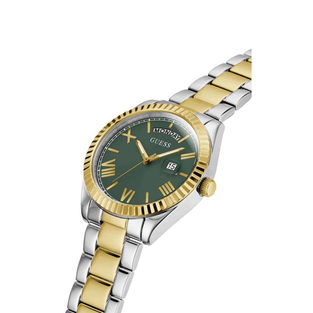 Guess Round 36Mm Green Dial Analog Women Watch - Gw0308L5 : GW0308L5