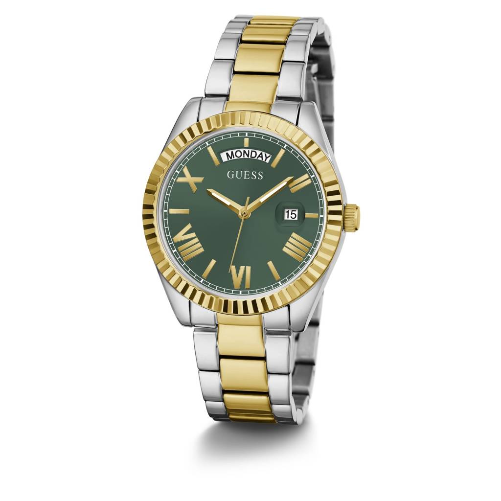 Guess Round 36Mm Green Dial Analog Women Watch - Gw0308L5 : GW0308L5