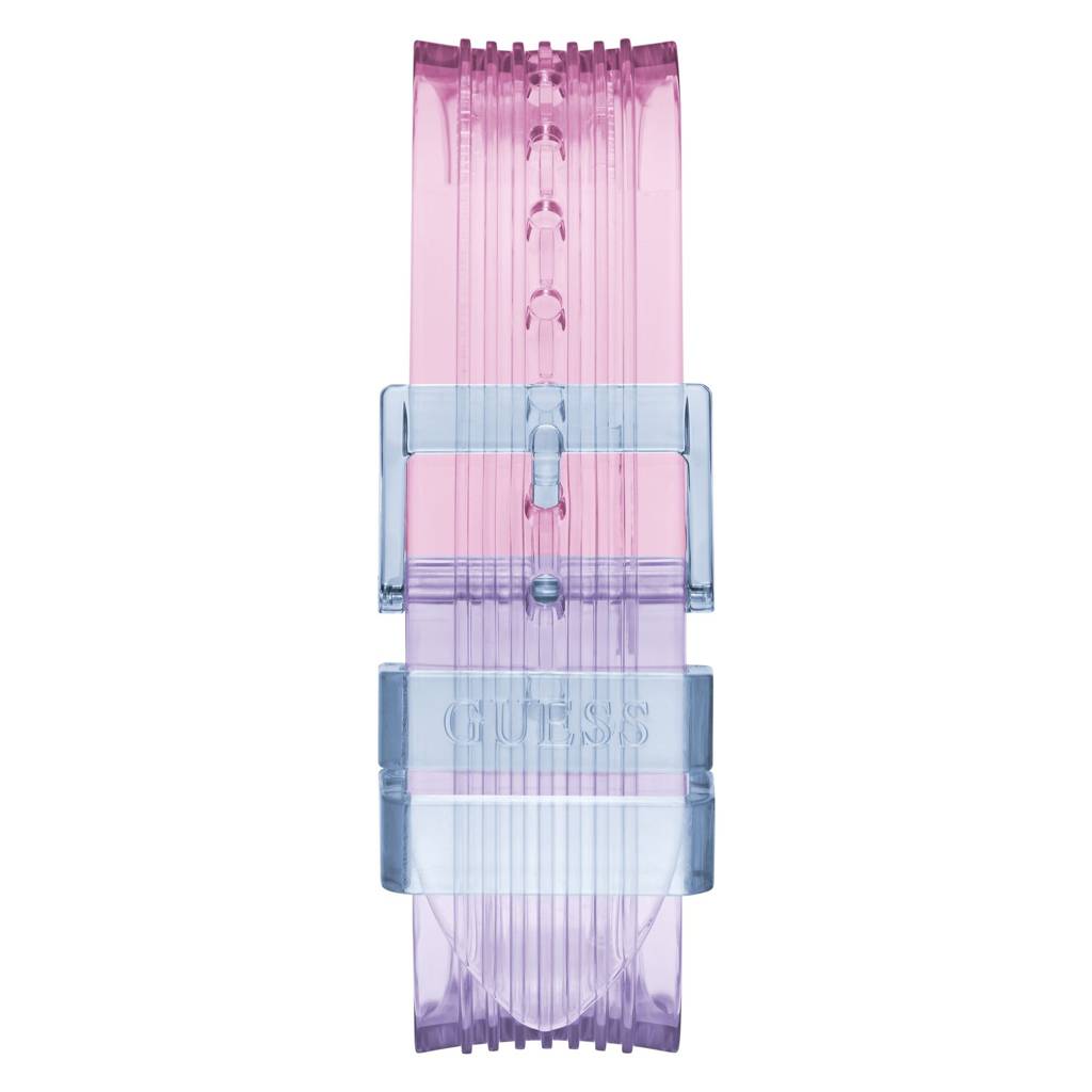 Guess Round 39Mm Blue Dial Analog Women Watch - Gw0438L6 : GW0438L6