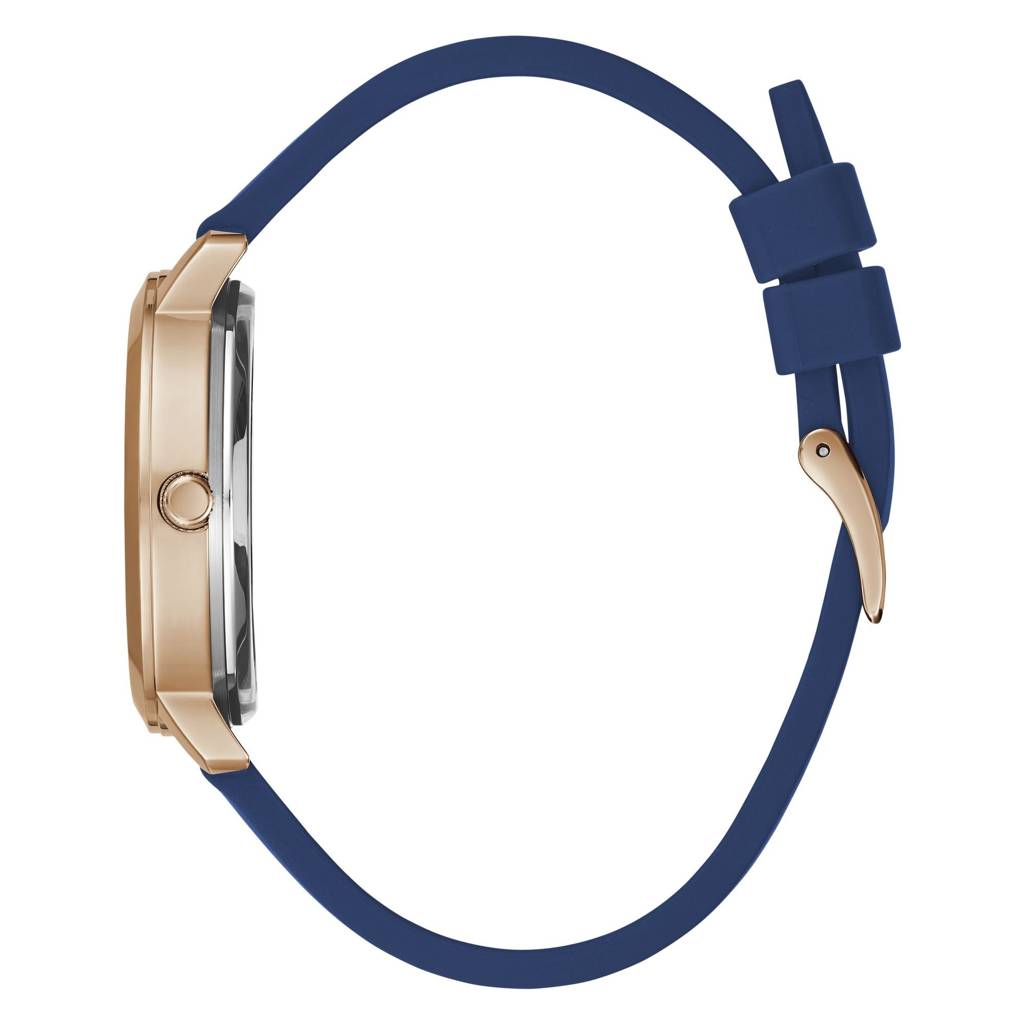 Guess Round 37Mm Rose Gold Dial Analog Women Watch - Gw0452L1 : GW0452L1