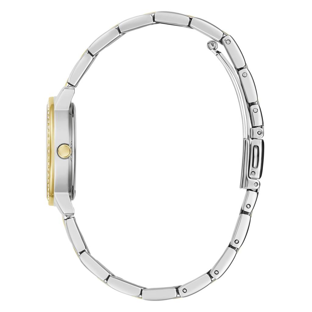 Guess Round 28Mm White Dial Analog Women Watch - Gw0468L4 : GW0468L4