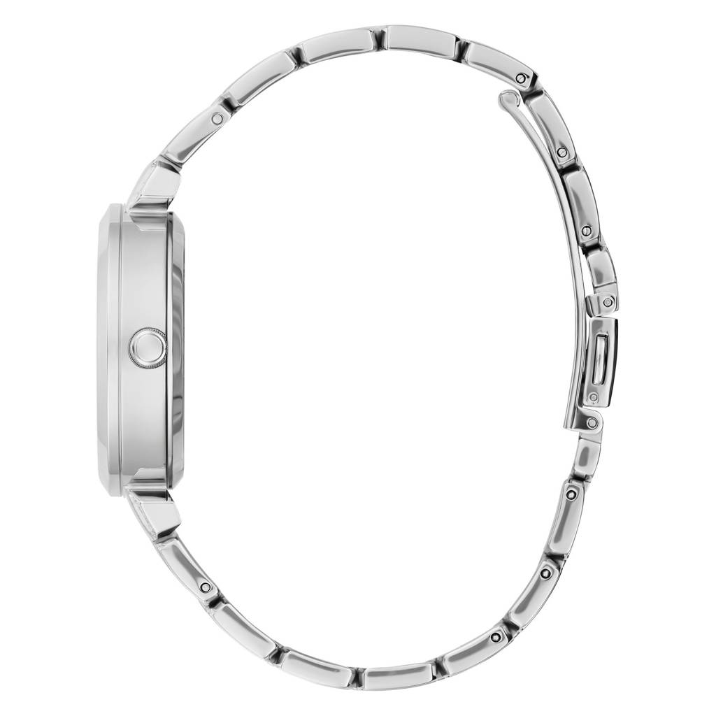 Guess Round 33Mm Silver Dial Analog Women Watch - Gw0470L1 : GW0470L1