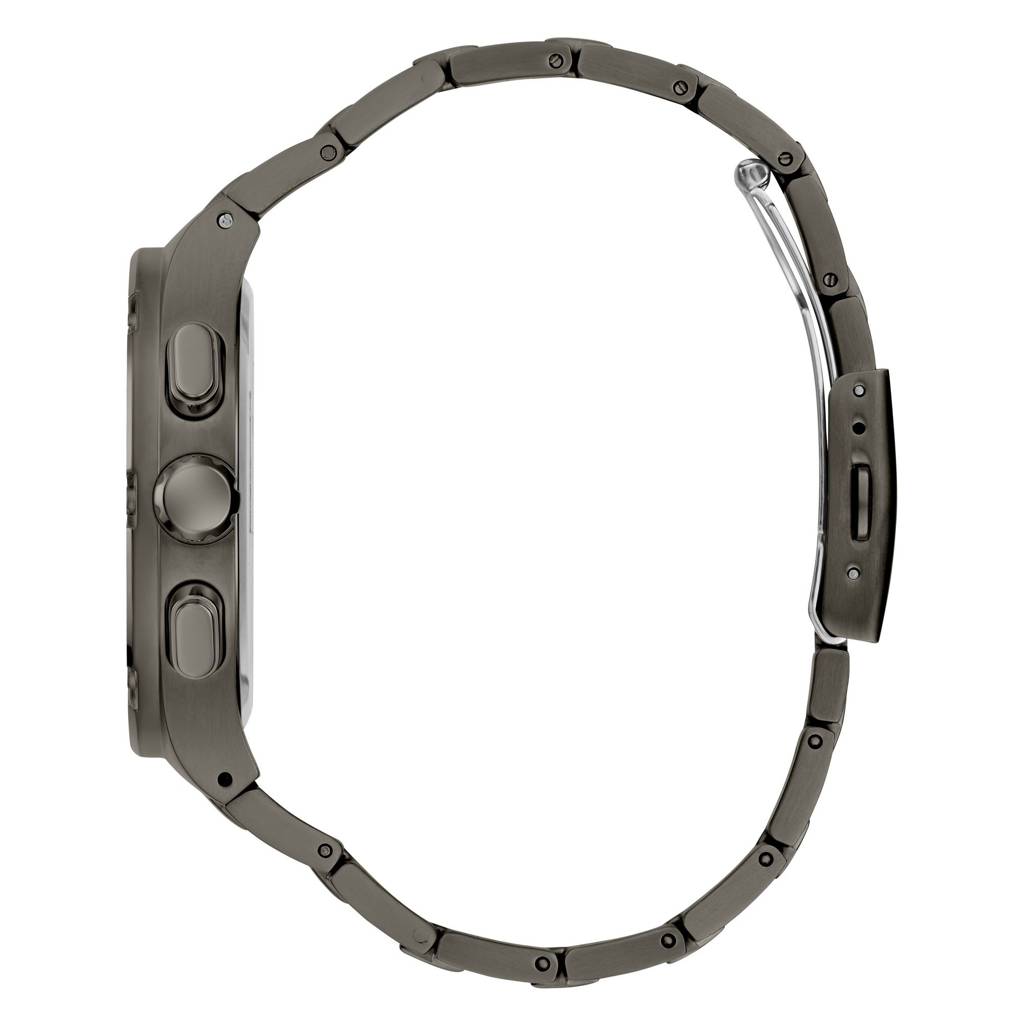 Guess Square 42Mm Gunmetal Dial Analog Men Watch - Gw0572G5 : GW0572G5