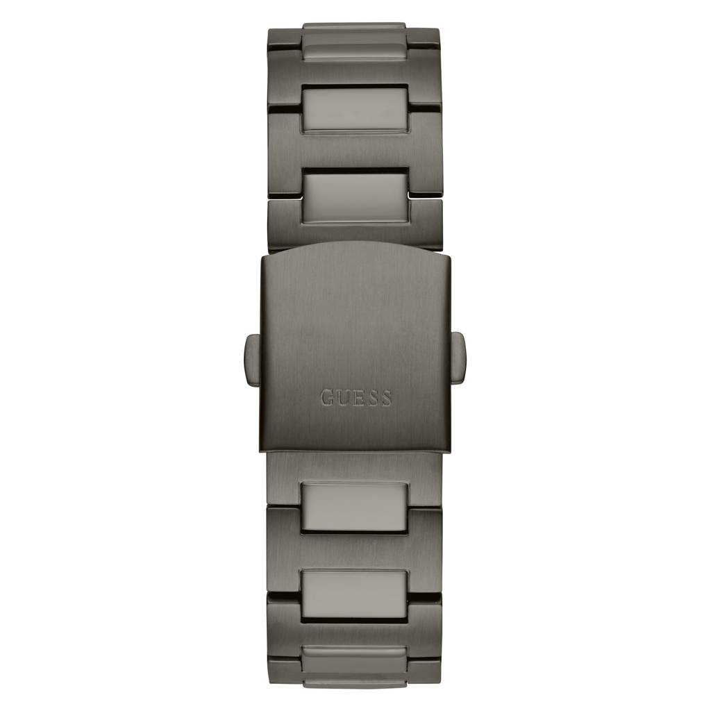 Guess Square 42Mm Gunmetal Dial Analog Men Watch - Gw0572G5 : GW0572G5