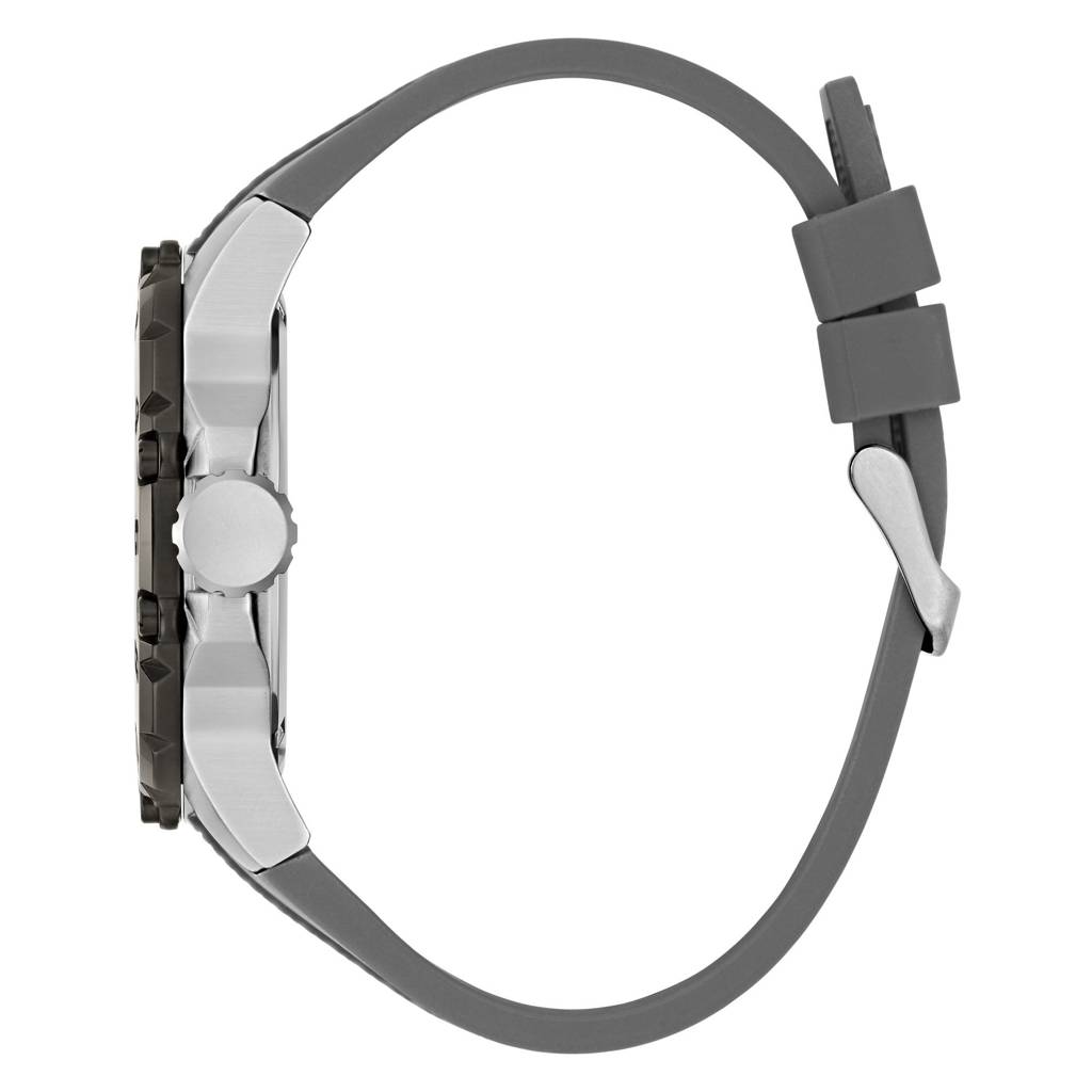 Guess Round 46Mm Grey Dial Analog Men Watch - Gw0640G1 : GW0640G1