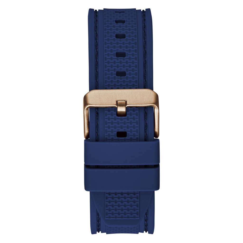Guess Round 46Mm Blue Dial Analog Men Watch - Gw0640G3 : GW0640G3