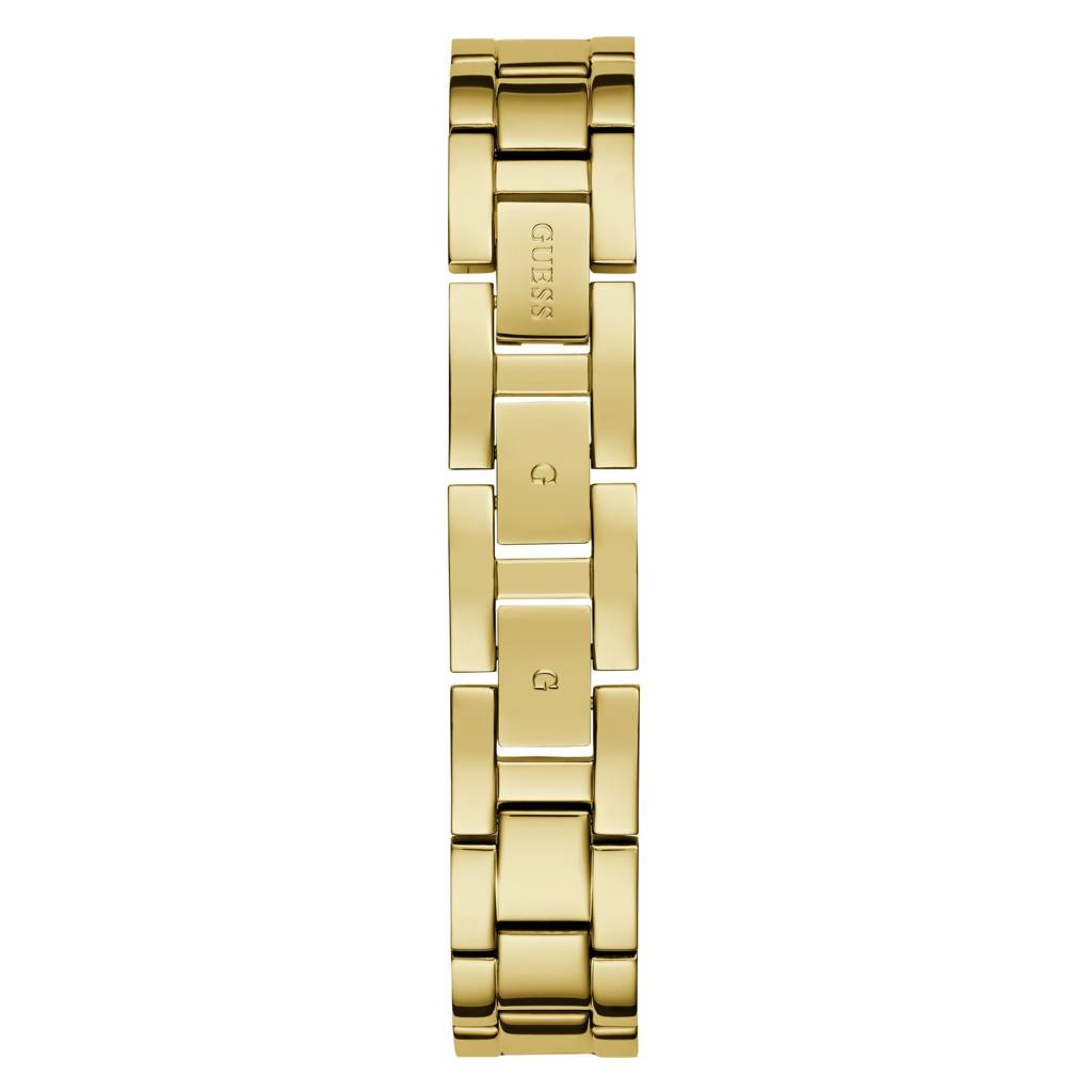 Guess Round 32Mm Champagne Dial Analog Women Watch - Gw0653L1 : GW0653L1