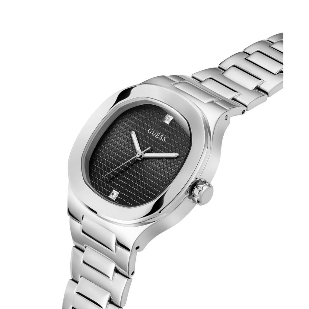 Guess Square 42Mm Black Dial Analog Men Watch - Gw0662G1 : GW0662G1