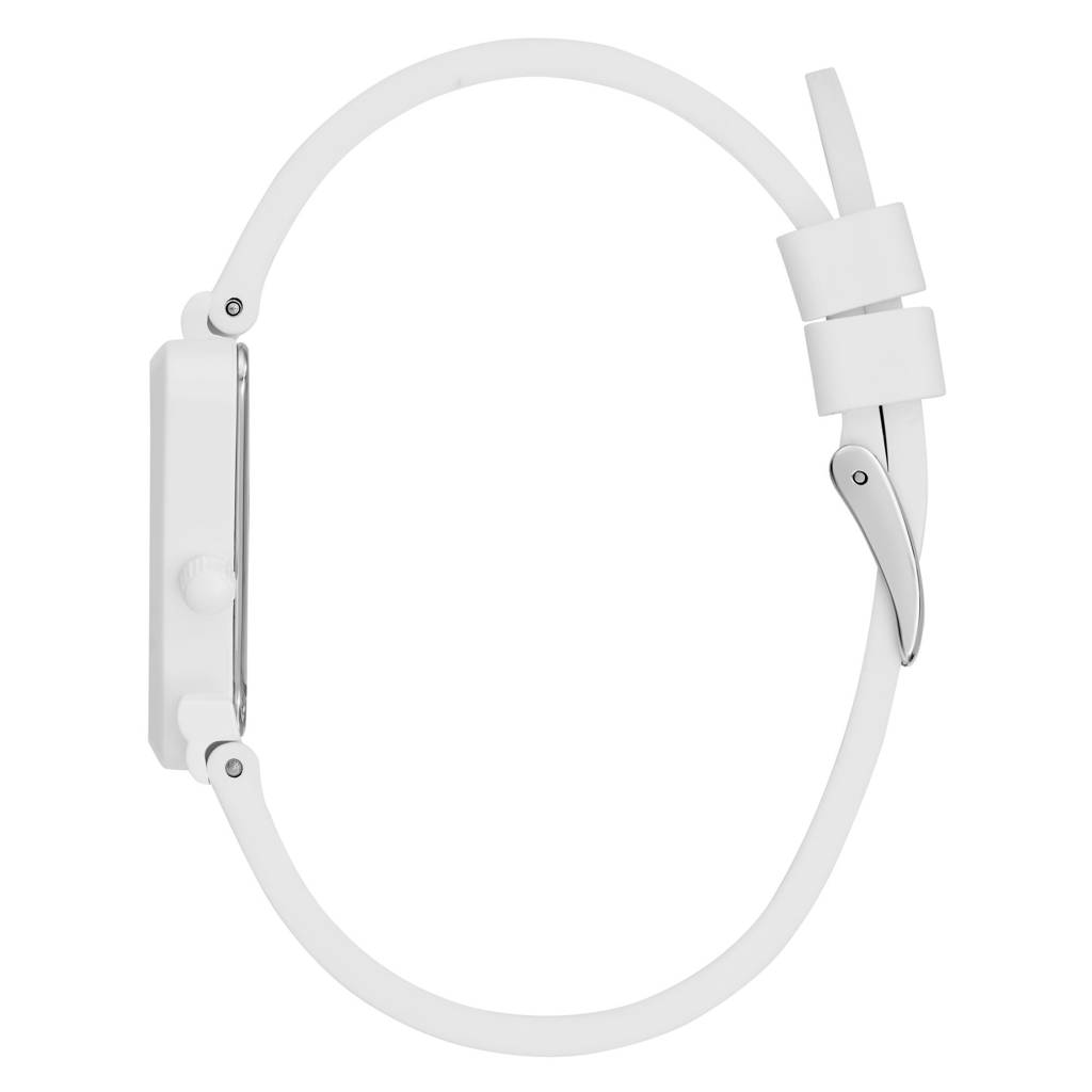 Guess Triangle 30Mm Off White Dial Analog Women Watch - Gw0679L1 : GW0679L1