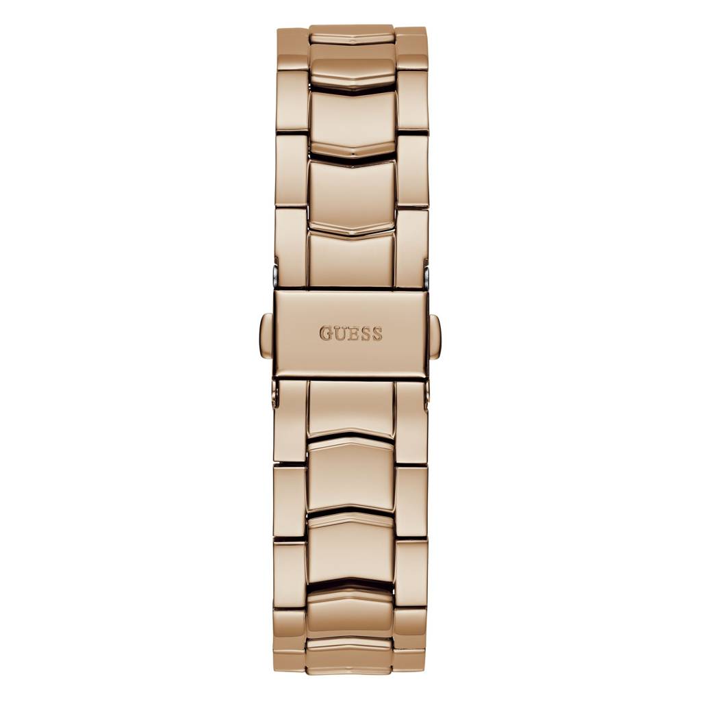 Guess Round 36Mm Rose Gold Dial Analog Women Watch - Gw0685L3 : GW0685L3