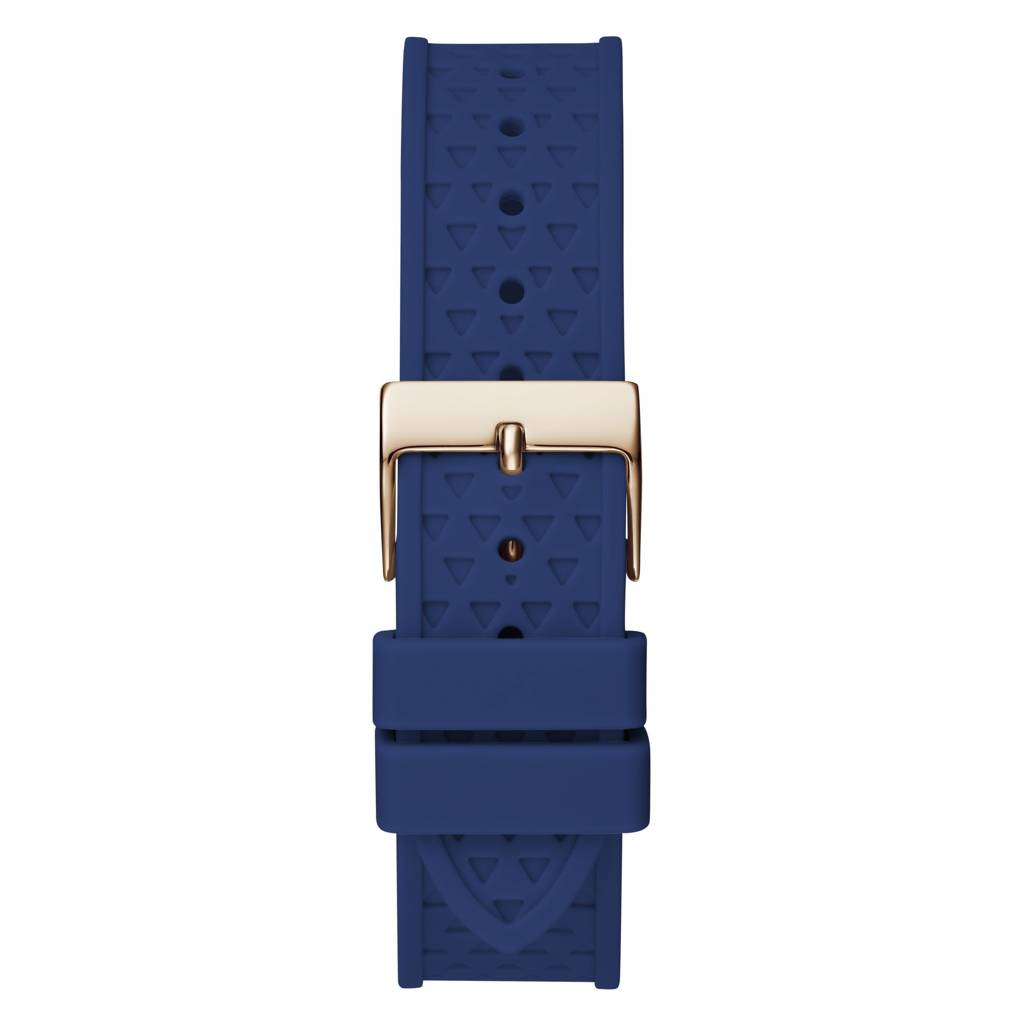 Guess Octagonal 39Mm Blue Dial Analog Women Watch - Gw0694L4 : GW0694L4