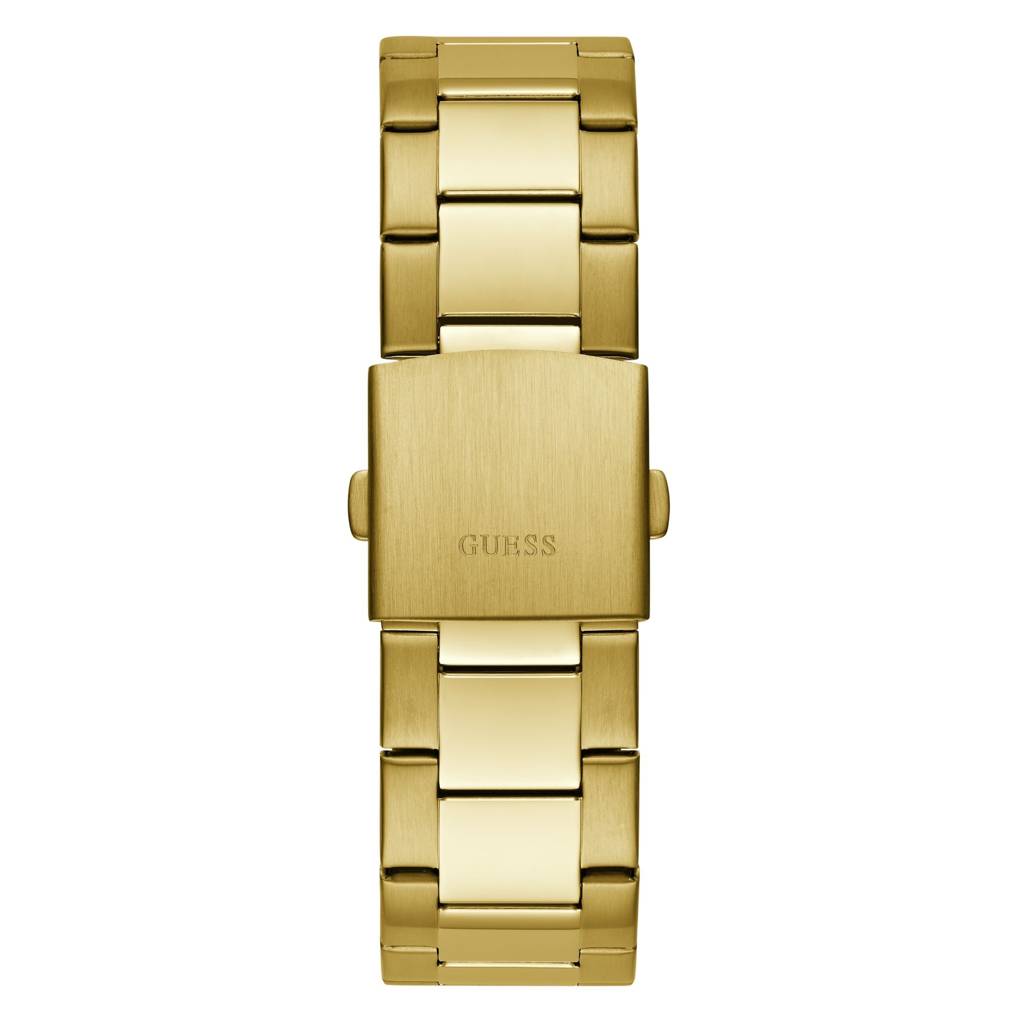 Guess Round 42Mm Champagne Dial Analog Men Watch - Gw0707G3 : GW0707G3