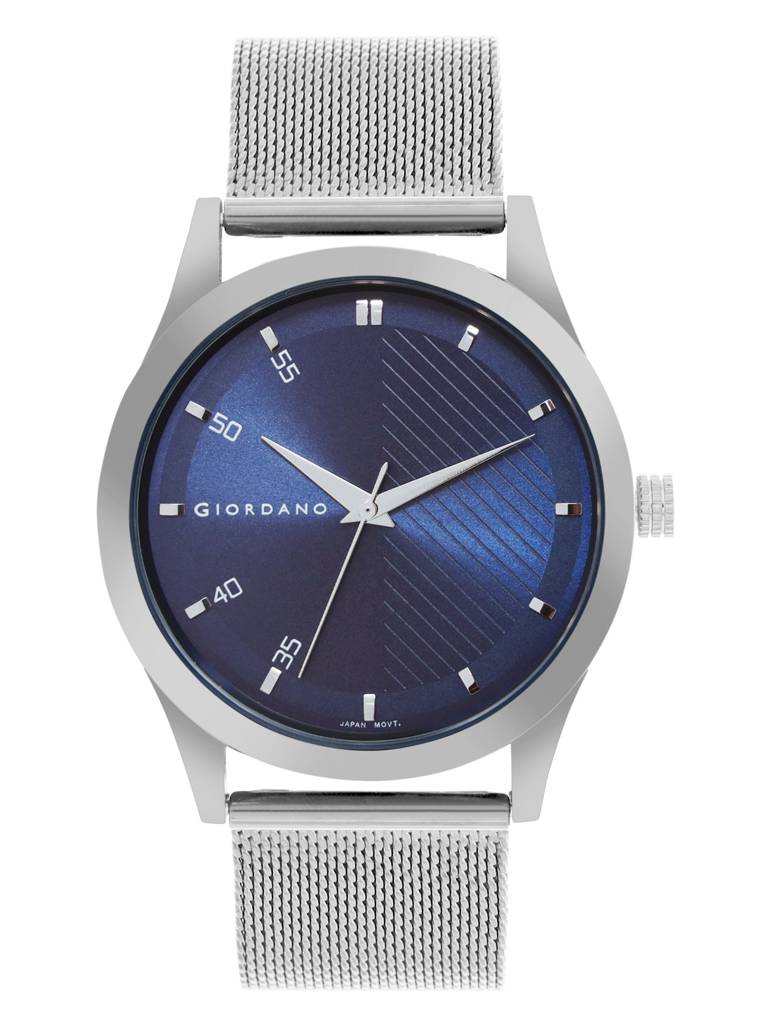 Analog Watch For Men Stylish Metal Strap, 3 Hands Mechanism With Water Resistant Wrist Watch : GZ-50110-11