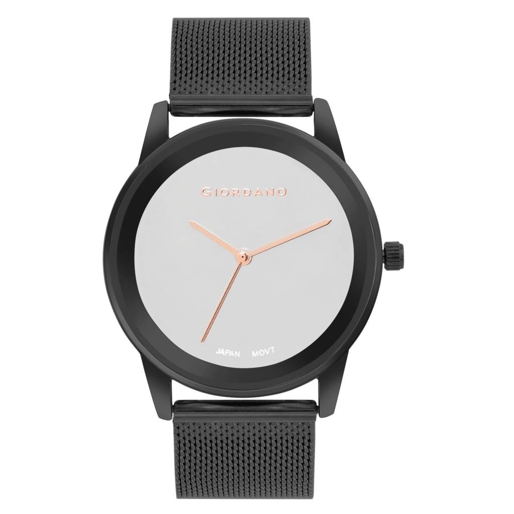 Giordano Aw22 Collection Analog Watch For Women Stylish Metal Strap| 3 Hands Mechanism With Water Resistant Wris : GZ-60026-33