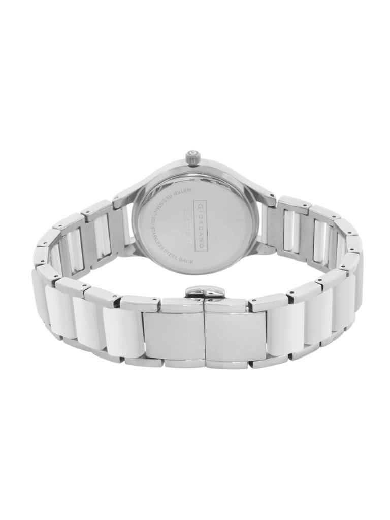 Giordano Analog Watch For Women, Diamond-Set With Metal Strap Ladies Water Resistant Wrist Watch For Female-Gz-6 : GZ-60065-11