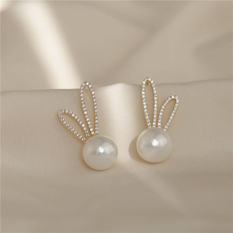 Astria Bunny Blush Luxe Set (Necklace + Earrings + Heart Ring) : AST-NEK-0013AST-EAR-0027AST-RIN-0024