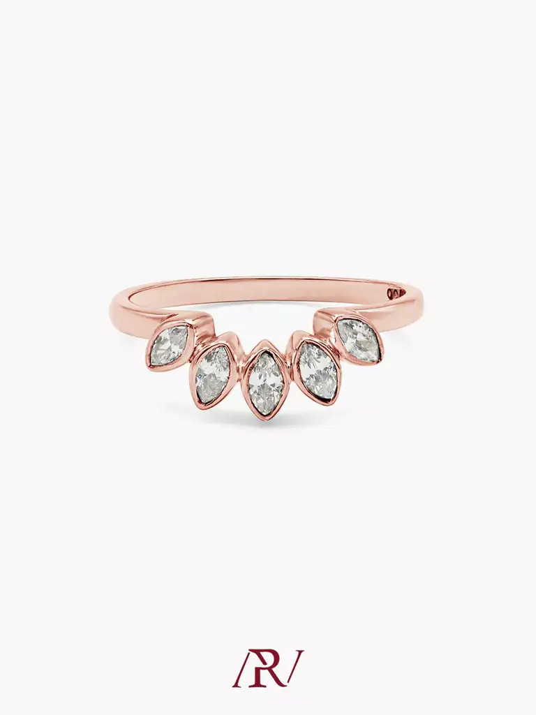 Half-Round Marquise Ring : ARV-RI-063