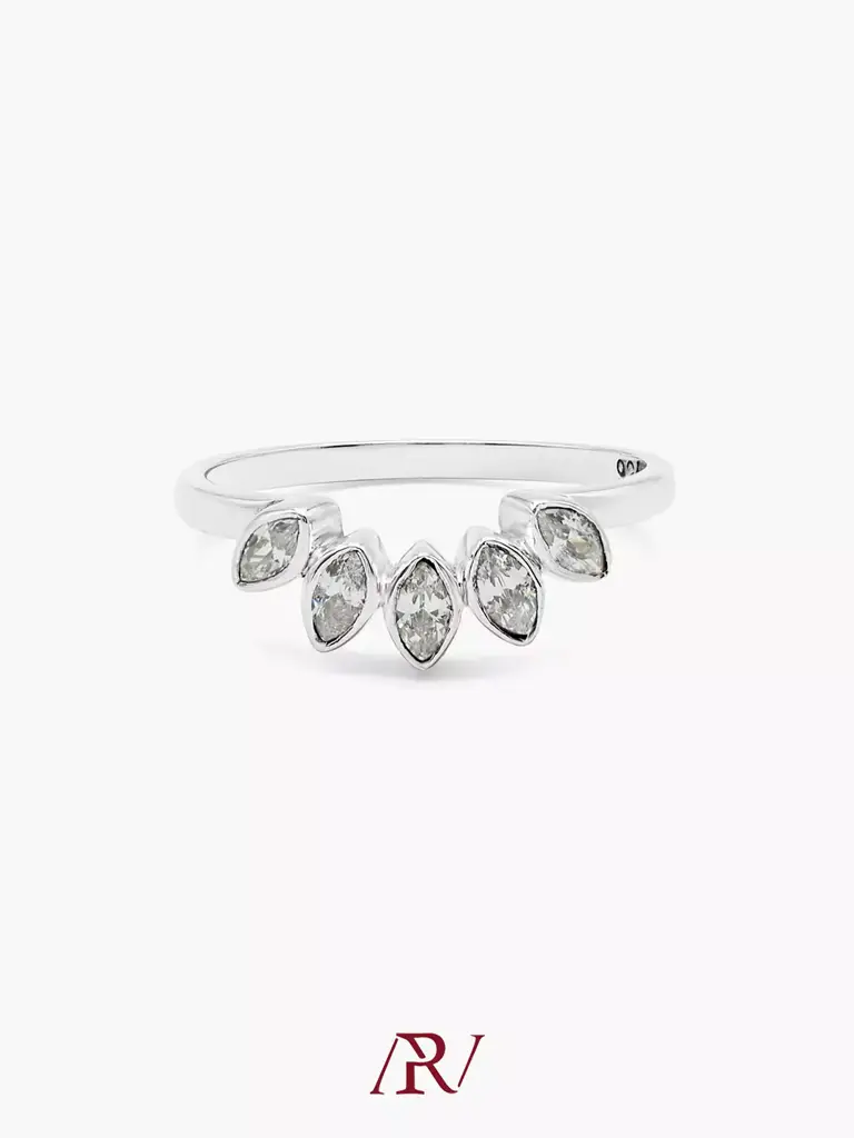 Half-Round Marquise Ring : ARV-RI-063