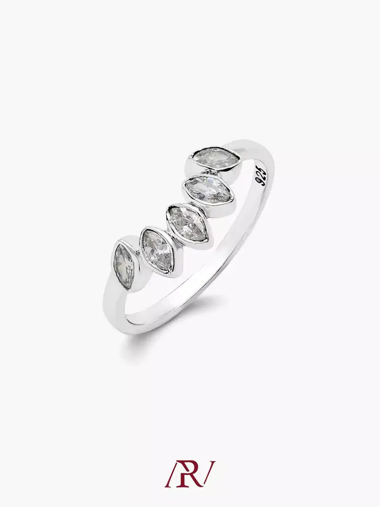 Half-Round Marquise Ring : ARV-RI-063