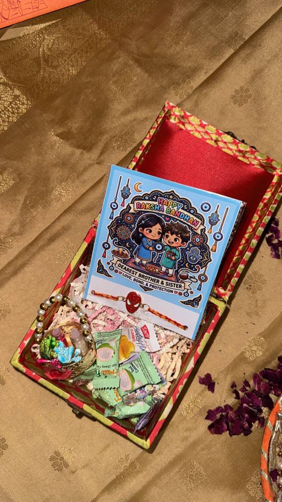 Spiderman Kids Rakhi Hamper Set : HAM-013