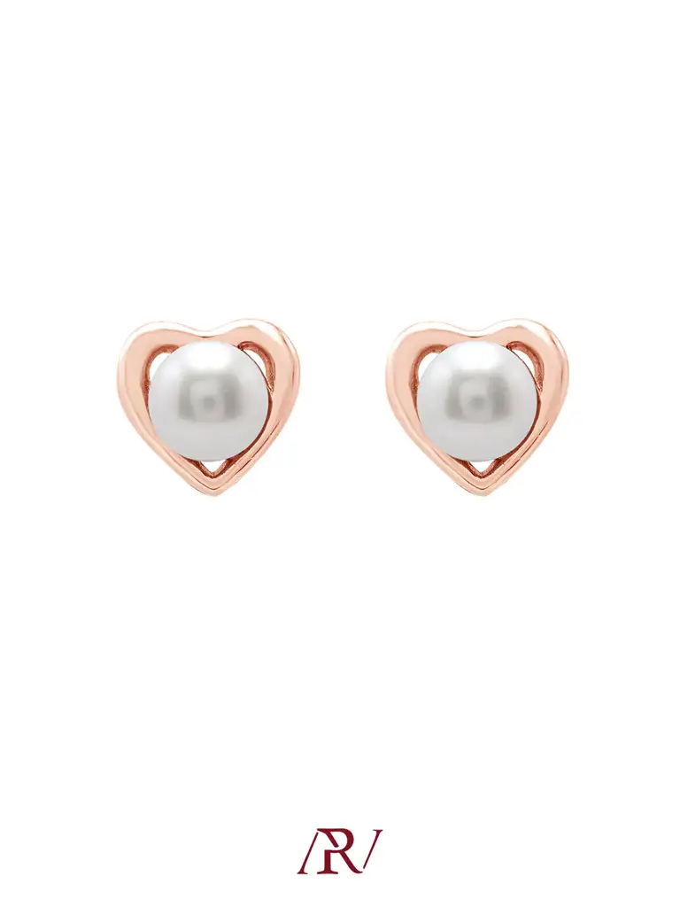 Hearty Pearl Studs : ARV-ER-050