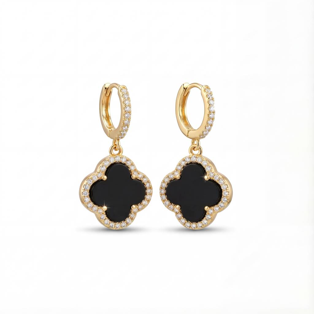 Korean Slate Clover Halo Drops : YUFSER299