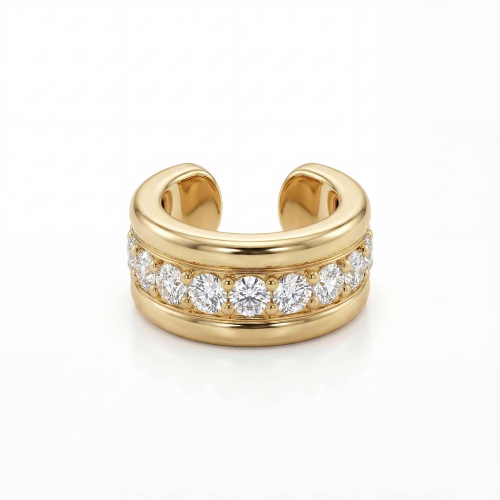 Korean Eternity Ear Cuff : YUFSER012-YG