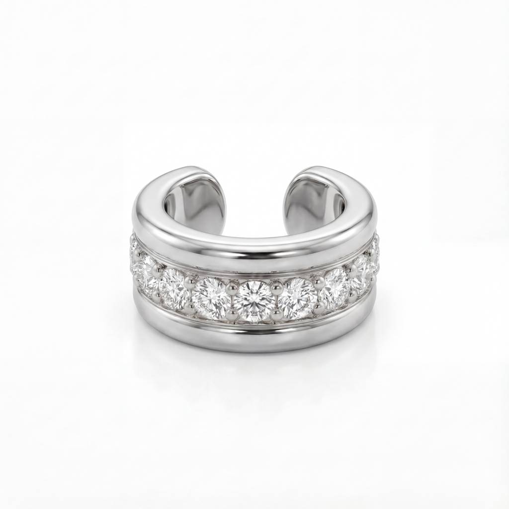 Korean Eternity Ear Cuff : YUFSER012-SL