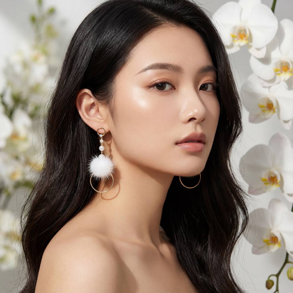 Korean Winter Glamour Faux Fur : YUFSER329