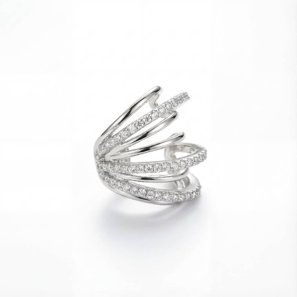 Korean Quintet Multi-Layer Ear Cuff : YUFSER016-SL