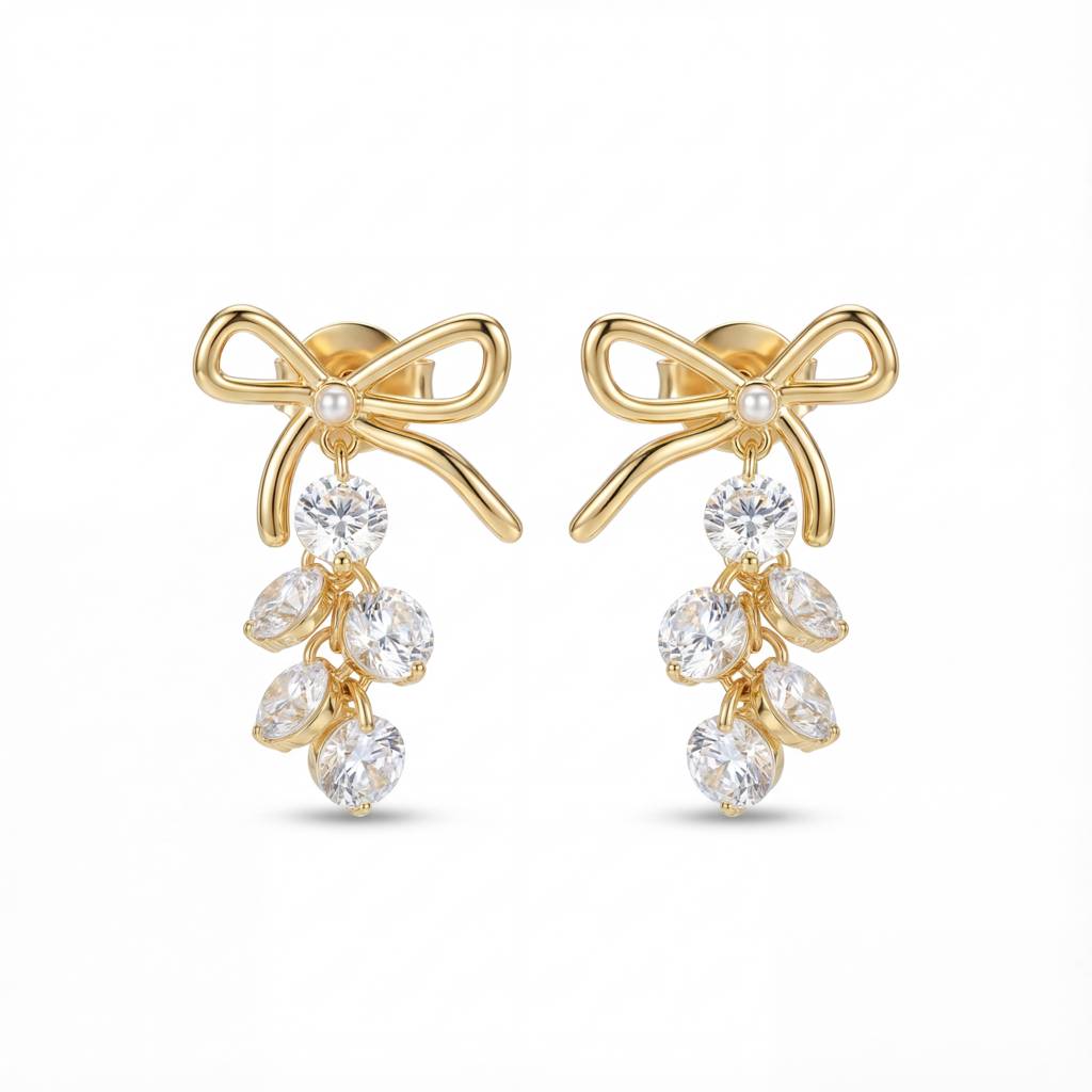 Korean Enchanted Garden Shell & Crystal Bows : YUFSER365