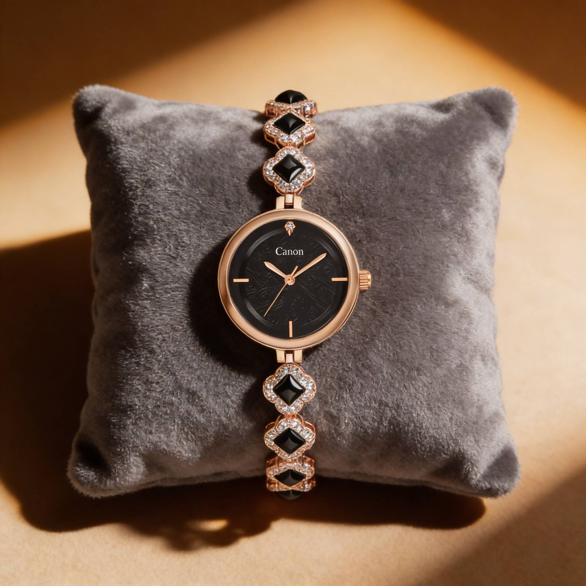 Serenite Dial Watch For Women With Crystal Halo Bracelet : CN-495