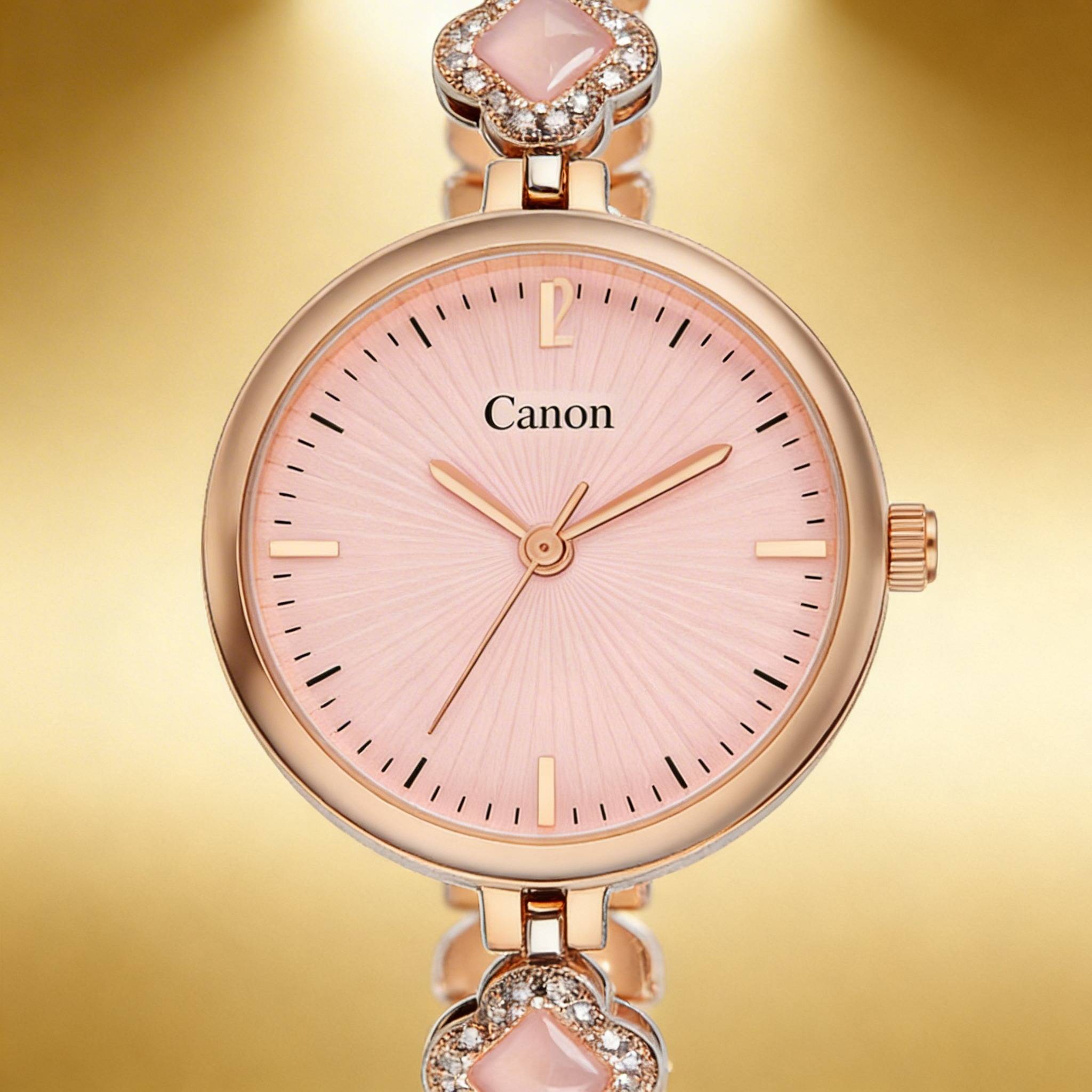 Serenite Dial Watch For Women With Crystal Halo Bracelet : CN-493