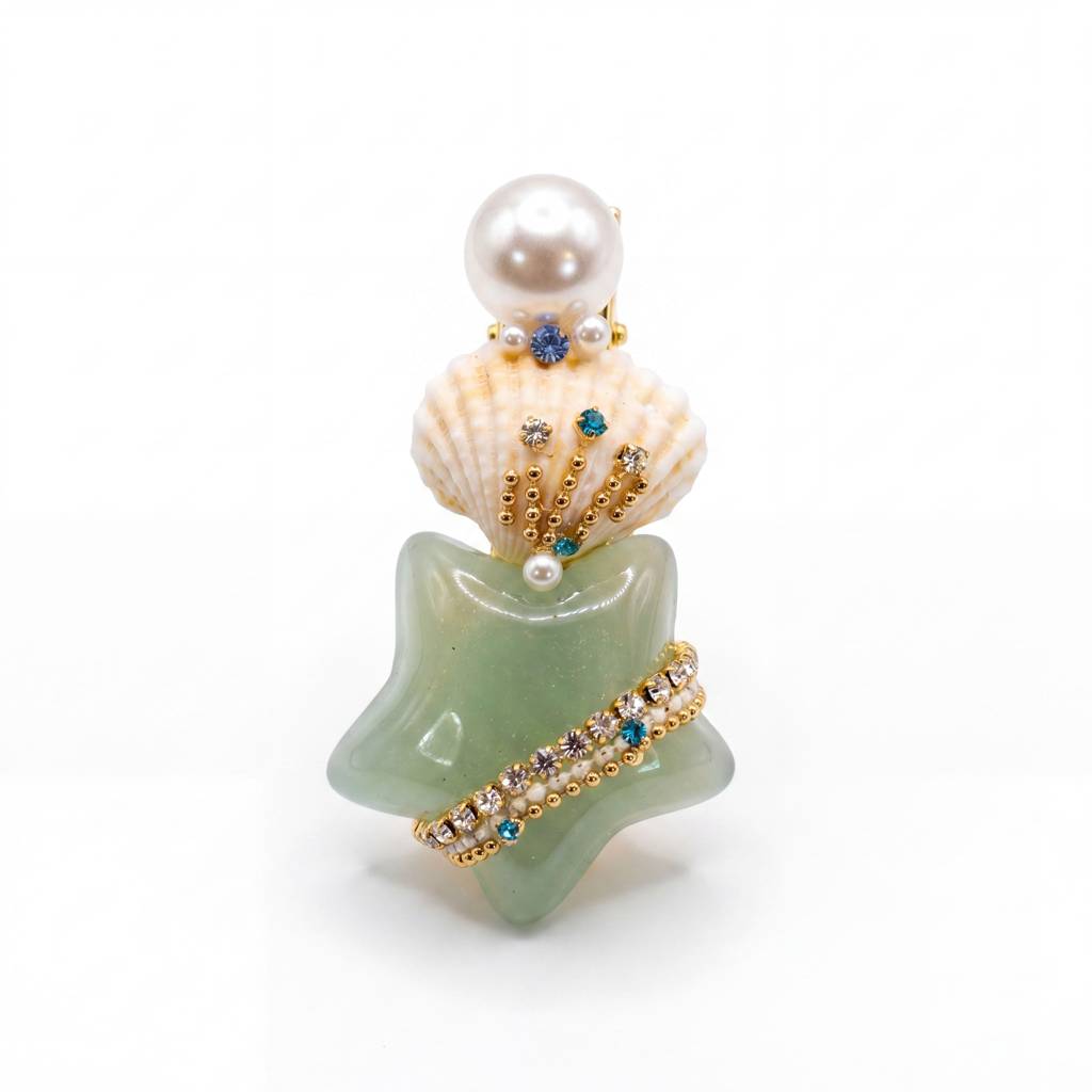 Mermaid'S Star & Shell Clip : YUFSHR219
