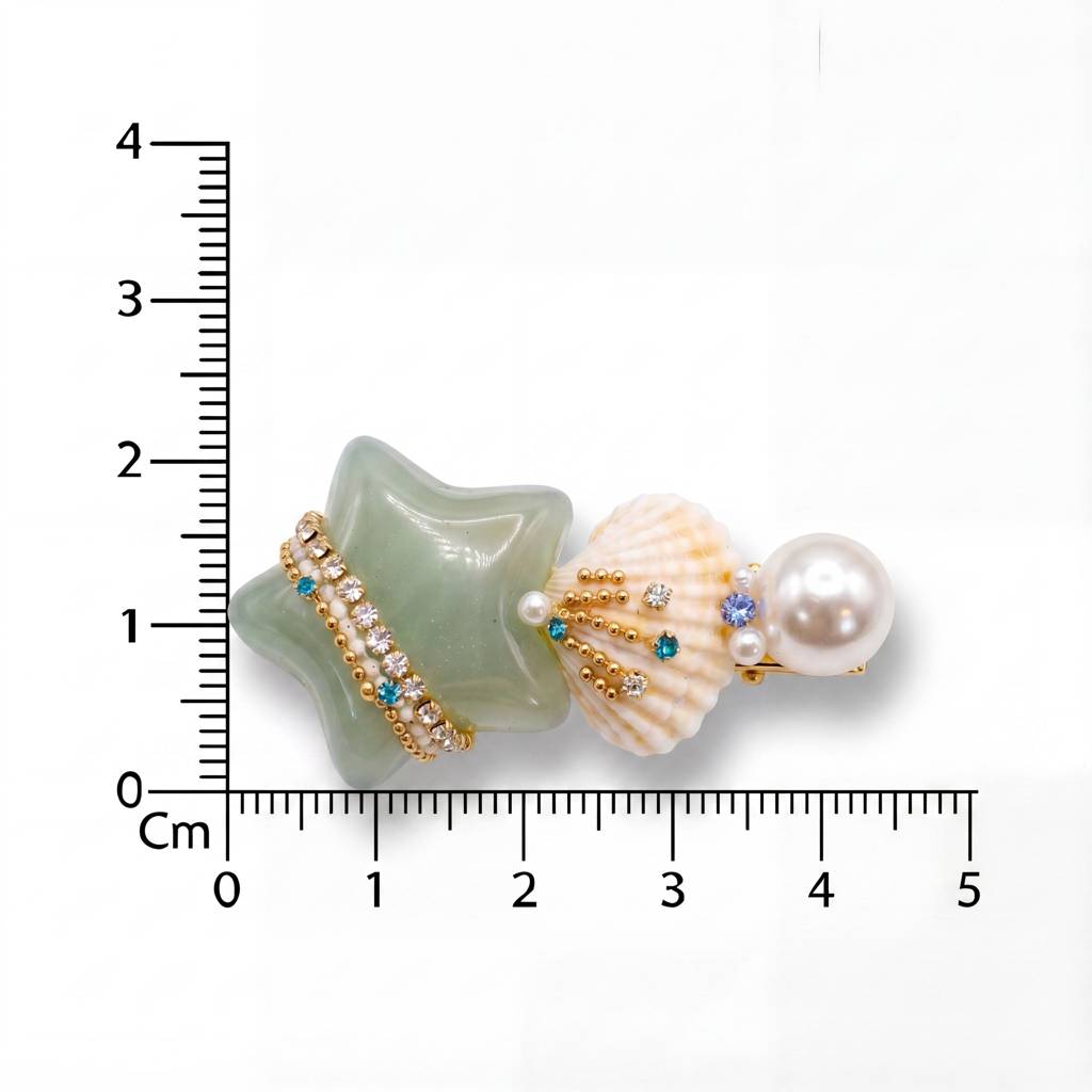 Mermaid'S Star & Shell Clip : YUFSHR219