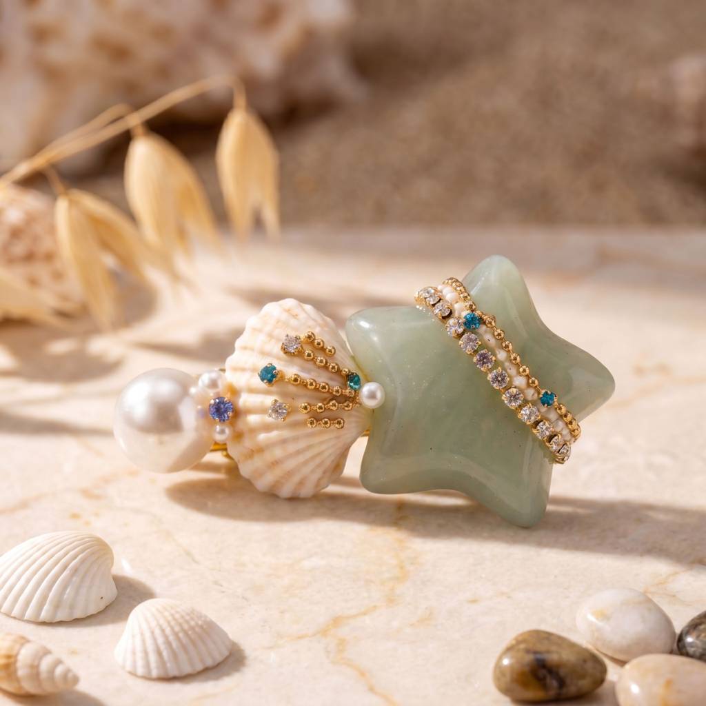 Mermaid'S Star & Shell Clip : YUFSHR219