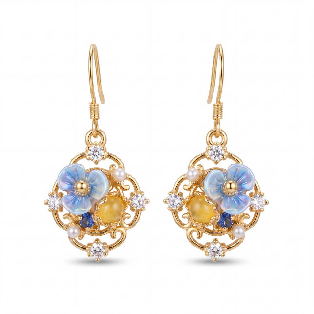 Garden Filigree Dangles : YUFSER406