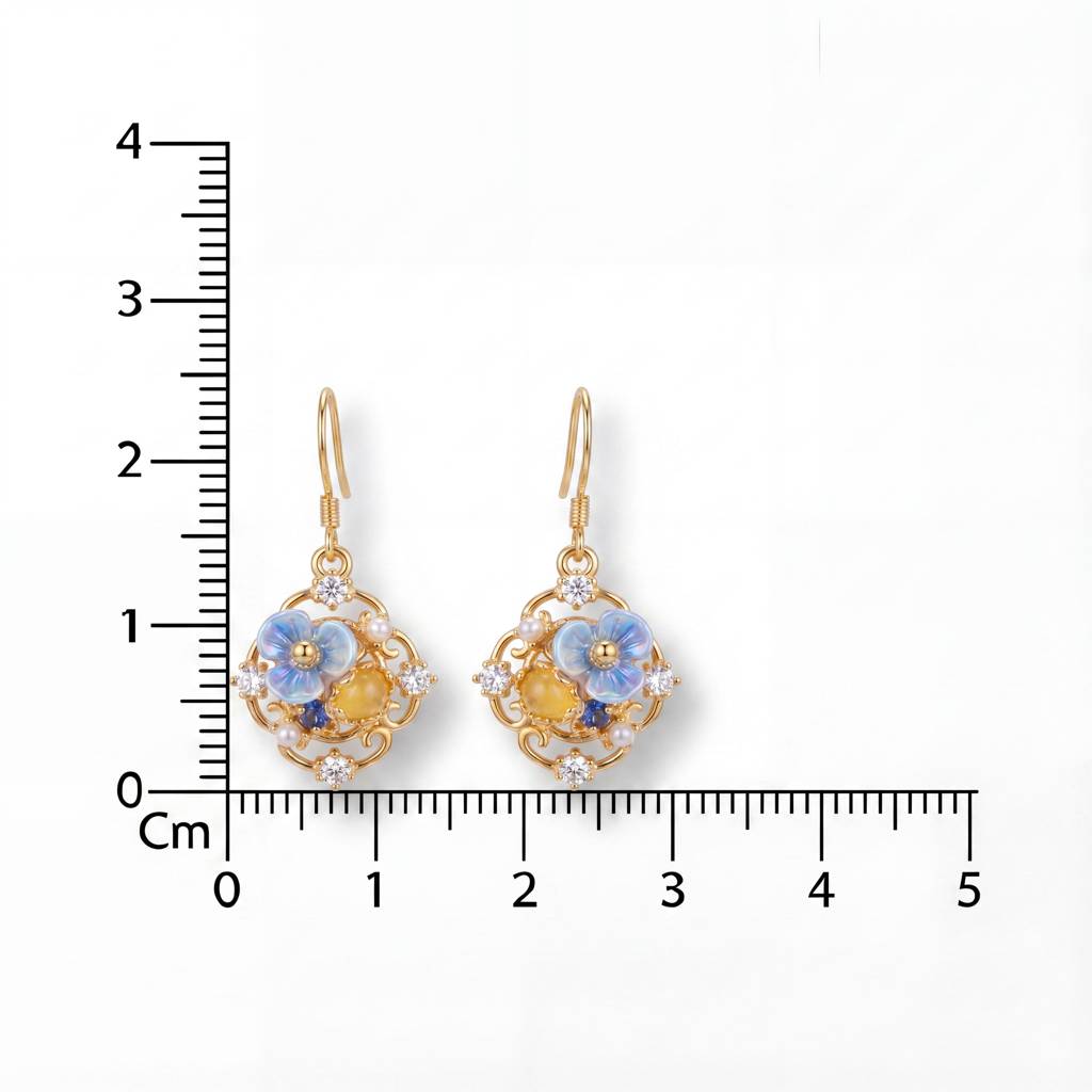 Garden Filigree Dangles : YUFSER406