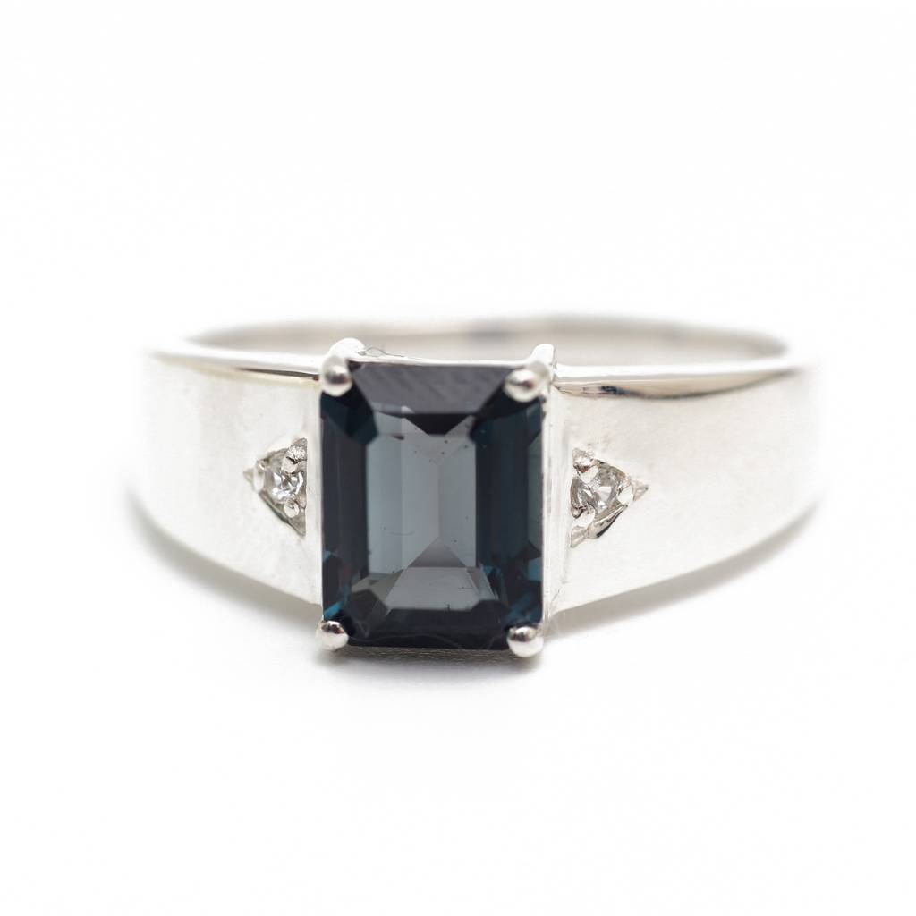 London Blue Topaz Men'S Ring : HJR0405