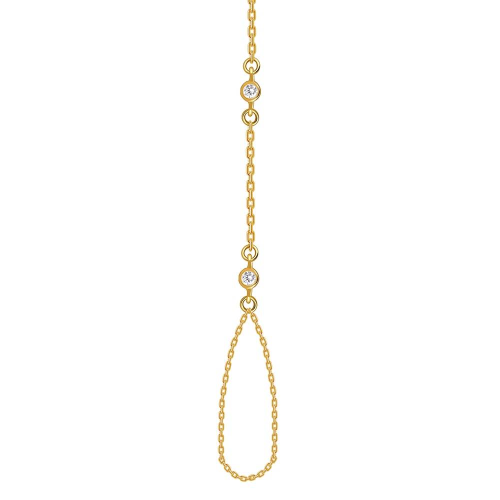 Golden Glow Anchor Hathphool|Gifts For Women And Girls | With Certificate Of Authenticity And 925 Stamp | 6 Months War : HP011