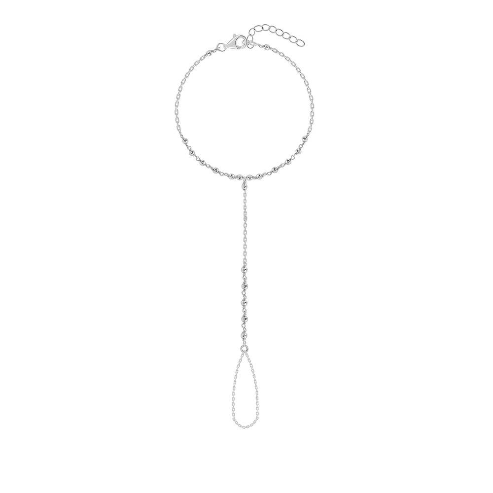 925 Silver Beaded Hathphool|Gifts For Women And Girls | With Certificate Of Authenticity And 925 Stamp | 6 Months Warr : HP012