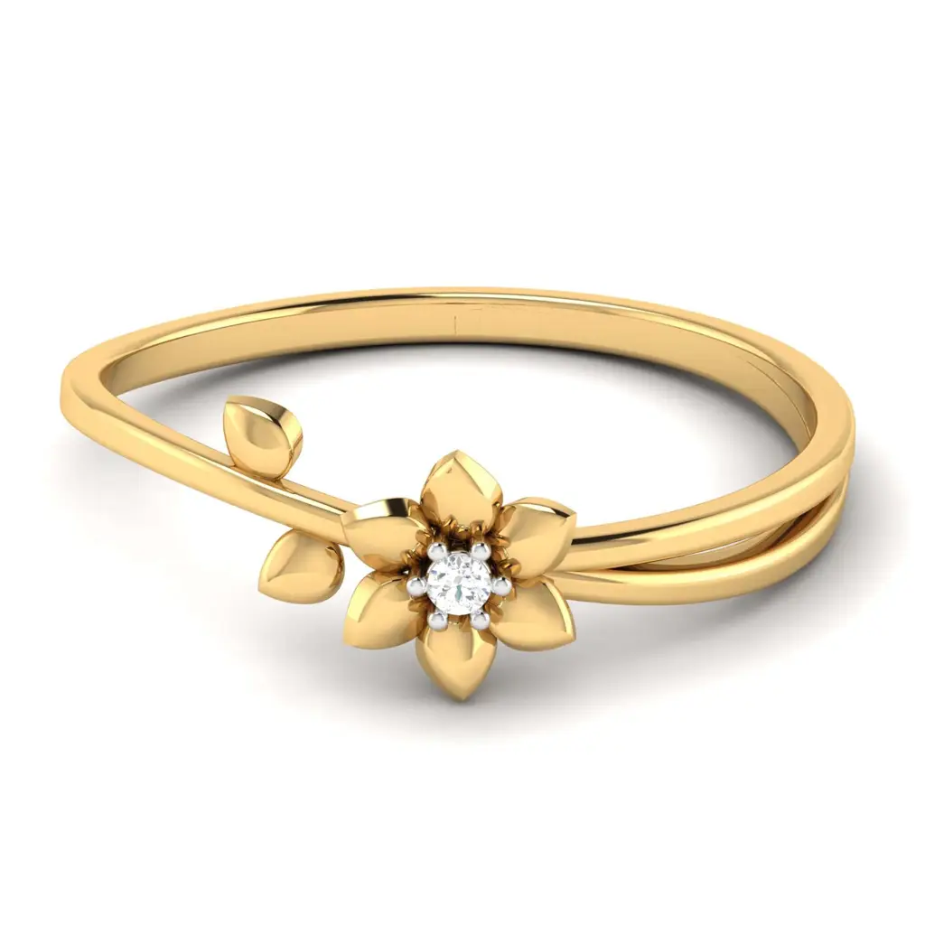 Petal Pop Diamond Ring : 09kYellowZNR8F10