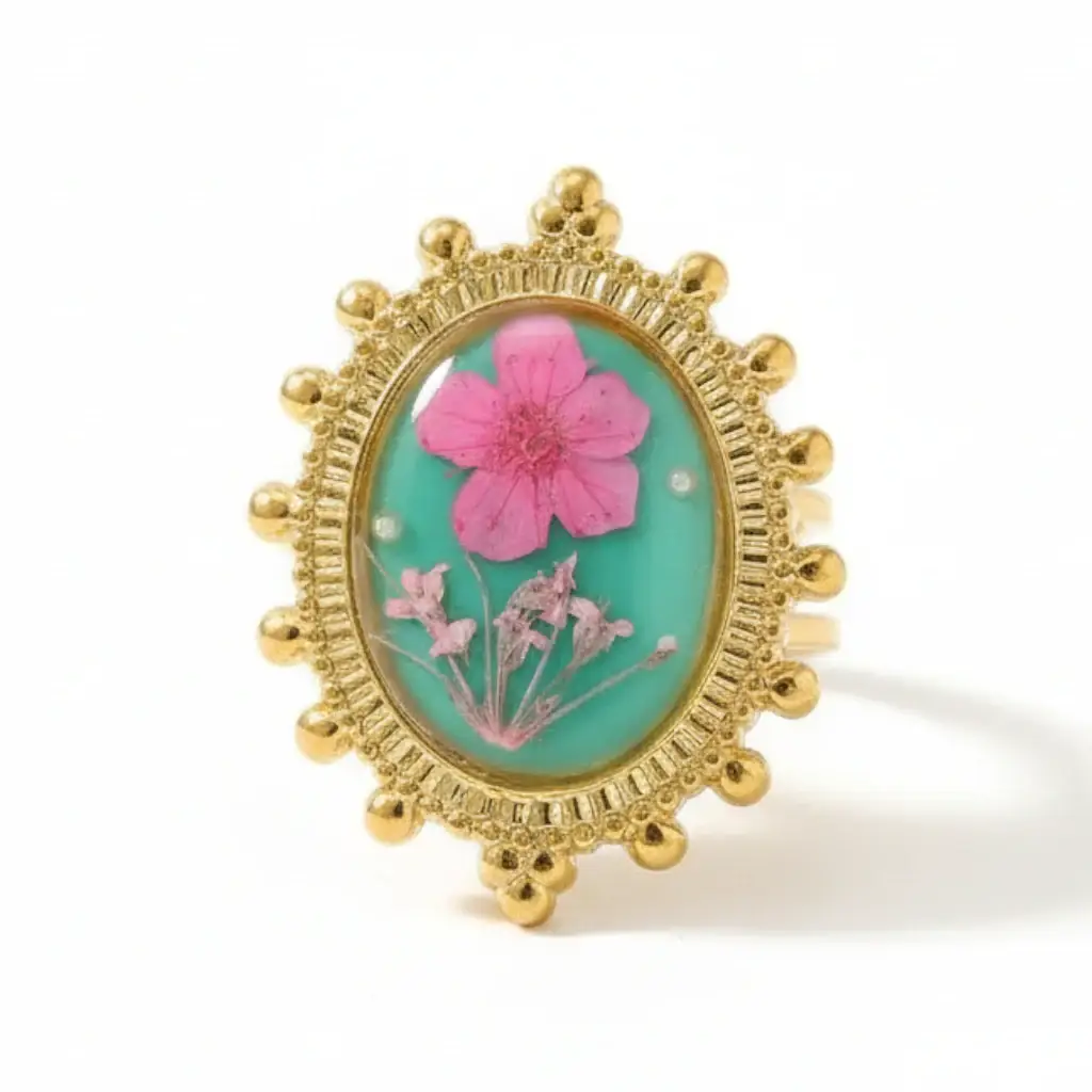 Flora Bloom Resin Ring : PST170