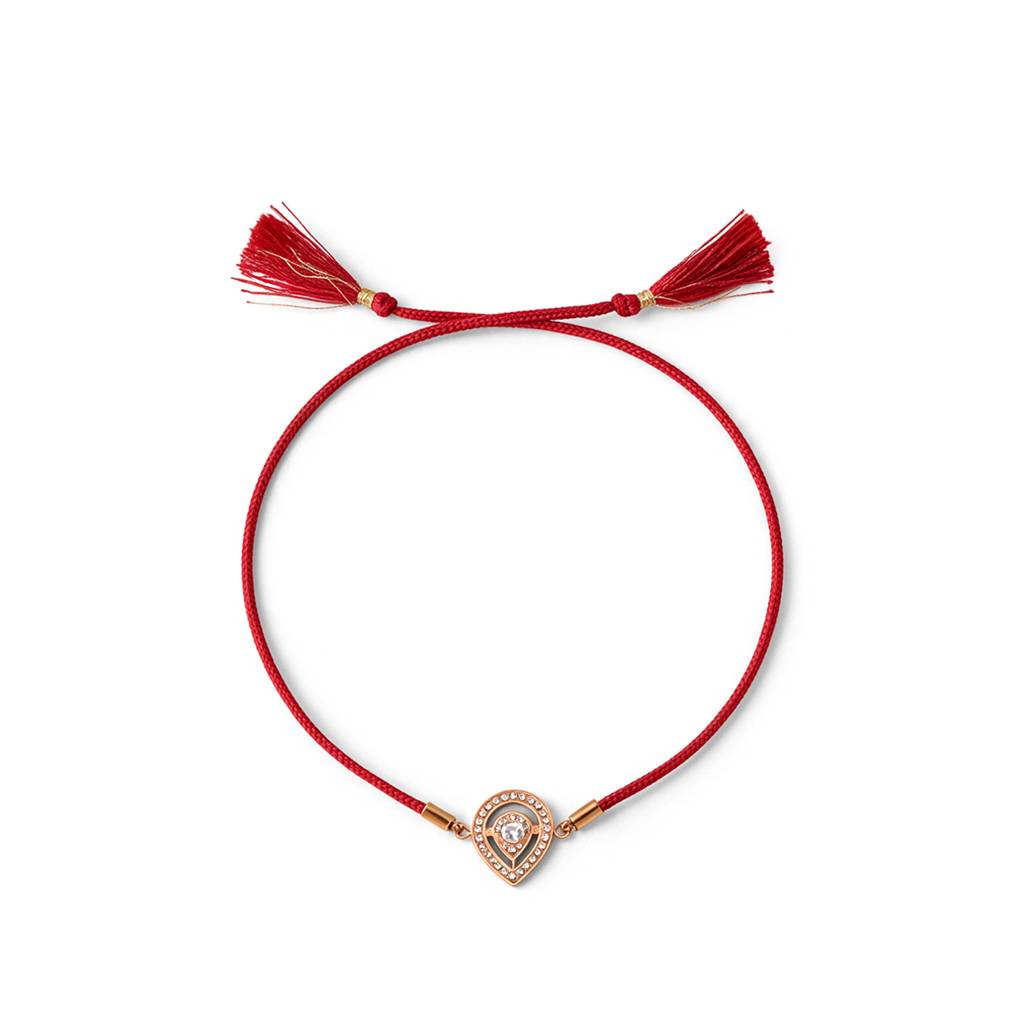 Prosperity Crystal Paisley Rakhi For Men - Waterproof & Anti-Tarnish : RK0051