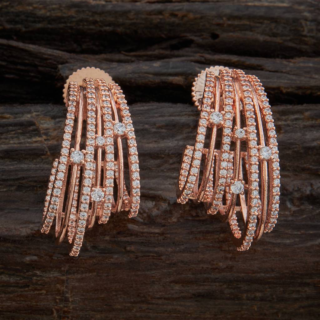 Casual Wear Zircon Earring - 376705 : 376707