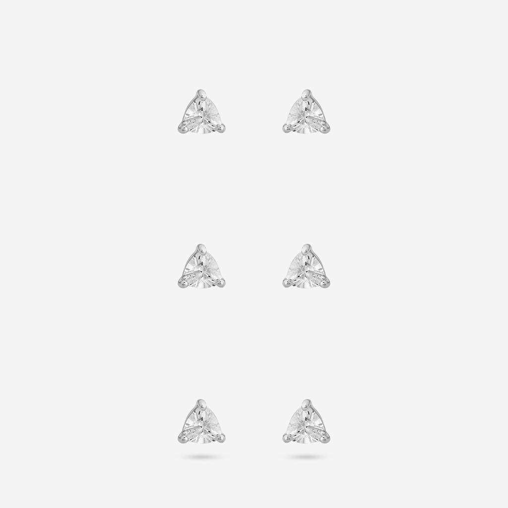 Office Wear Silver Earring - 465625 : 465626