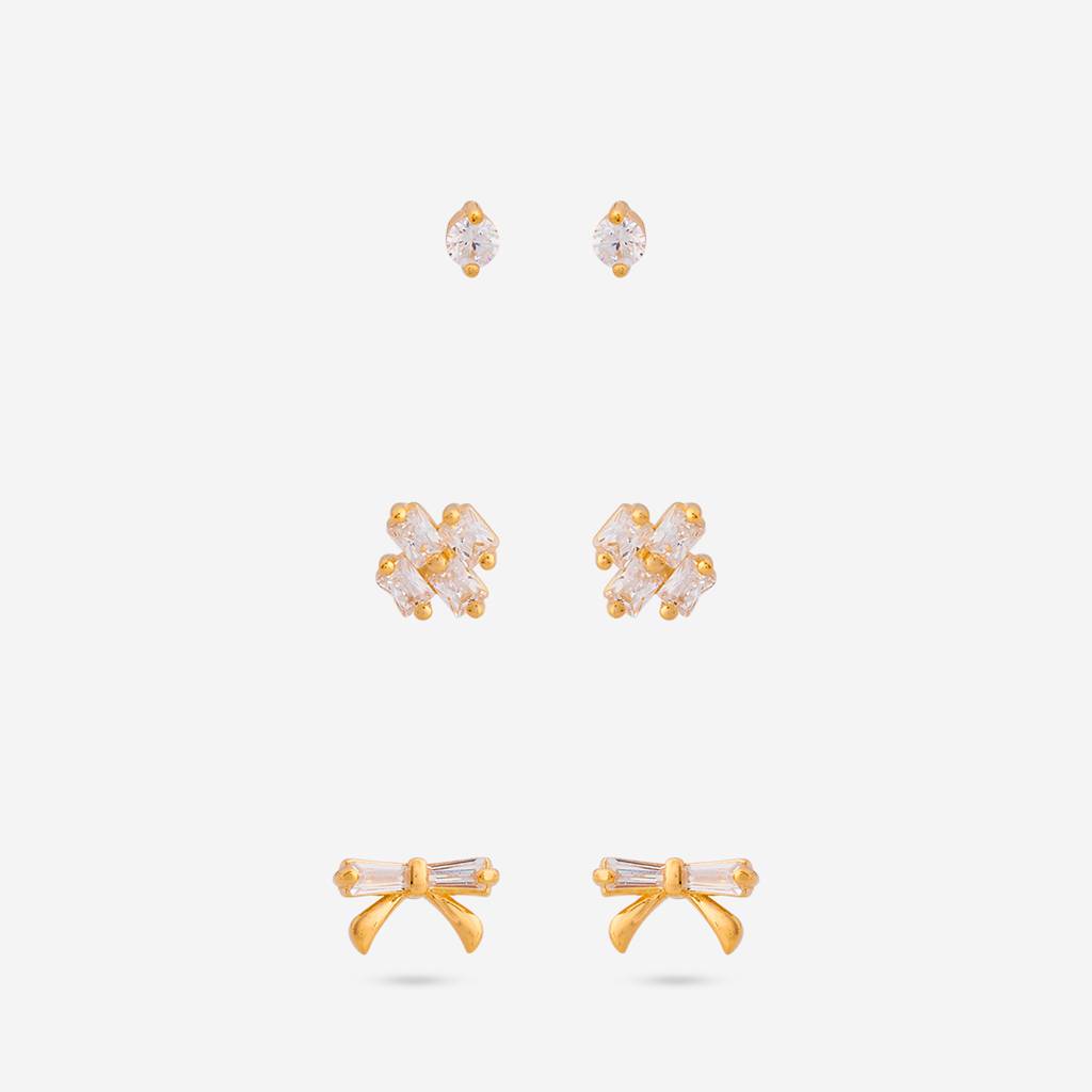 Office Wear Silver Earring - 465653 : 465653